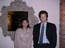 Sama and Imran Khan